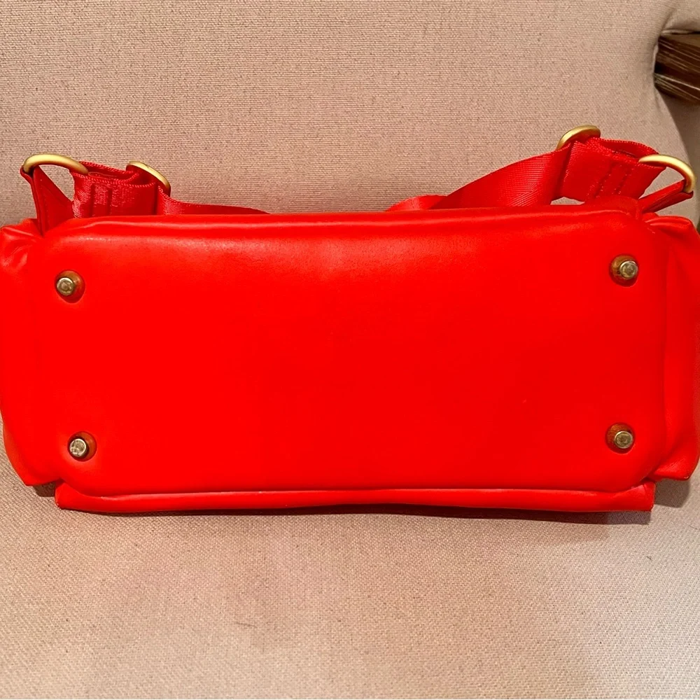 Coral Red mini classic ll freshly picked diaper bag backpack **flaw**